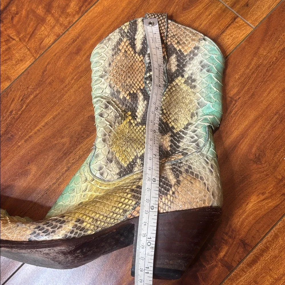 Old Gringo for BOOT STAR Hand Dyed Python Cowboy Boots! - Picture 6 of 12